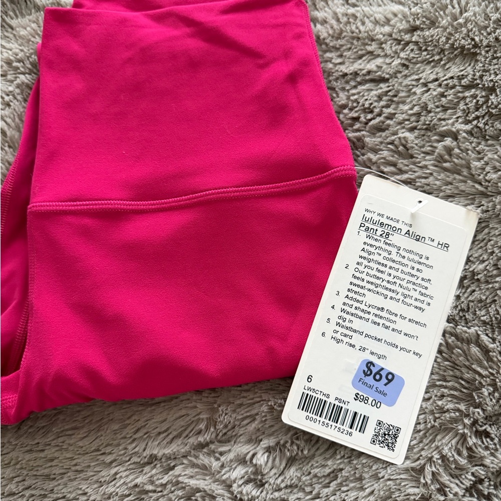 lululemon passionate align leggings